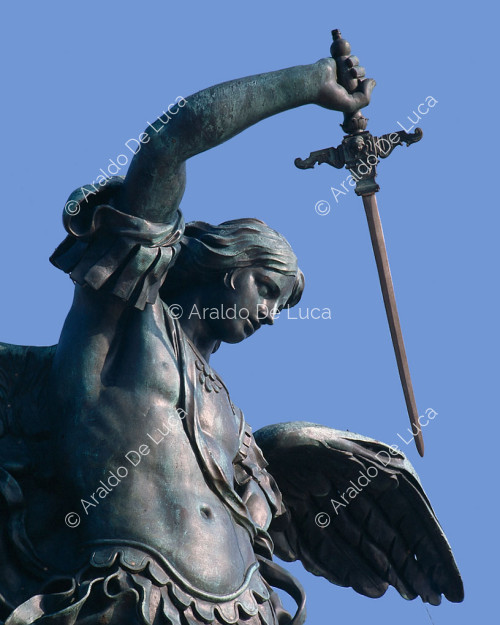 The archangel Michael. Detail