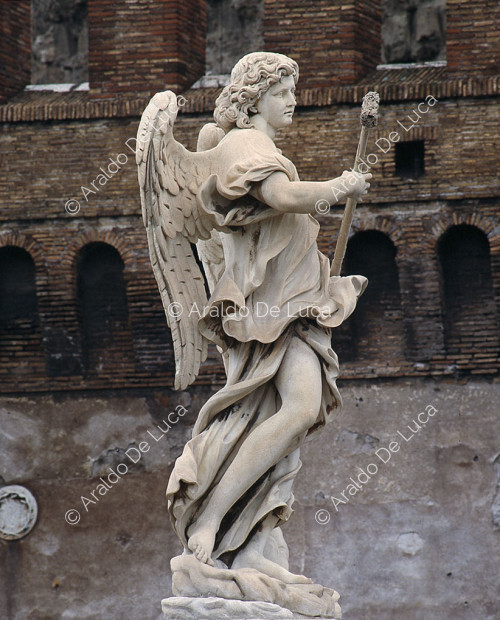Angel with sponge. Detail