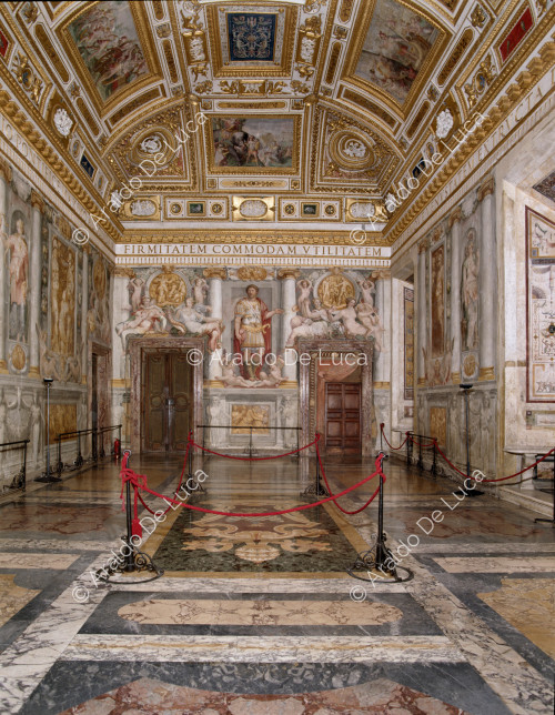 Sala Paolina. Decorazione dipinta e storie di Alessandro Magno