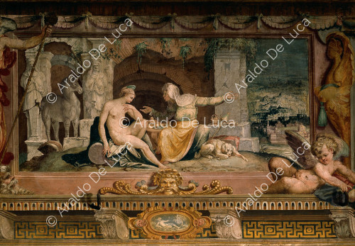 The brigands' servant tells Carite the tale of Cupid and Psyche