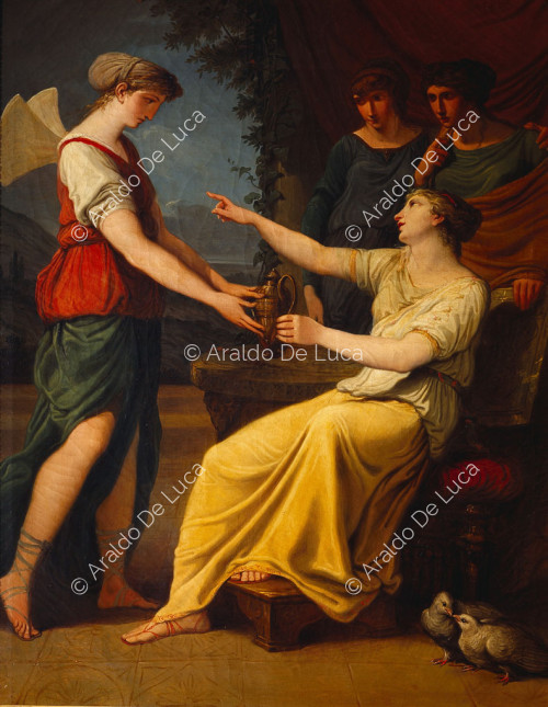 Venus pide a Psique que traiga agua a Estigia