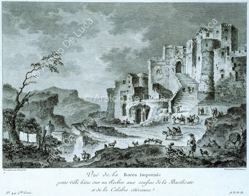 Vue de la Rocca Imperiale