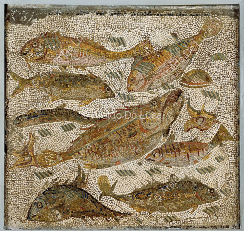 Mosaico con pesci