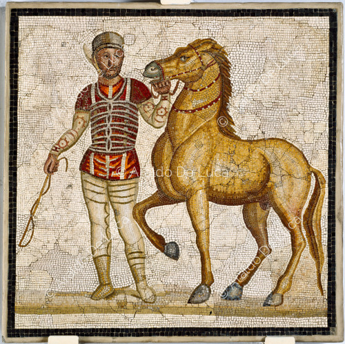 Charioteer with horse