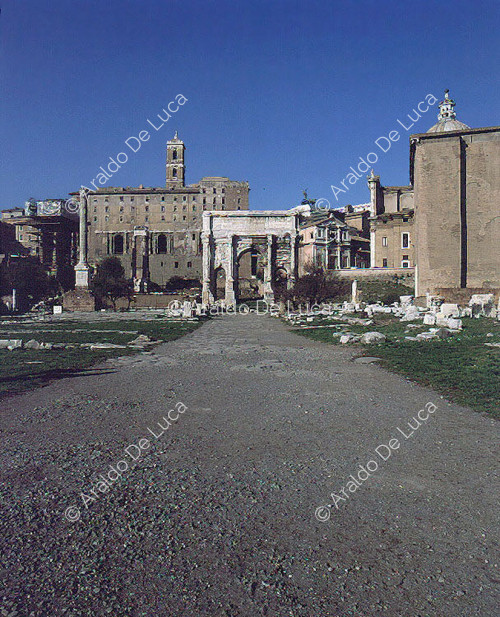Arco de Septimio Severo y Tabularium