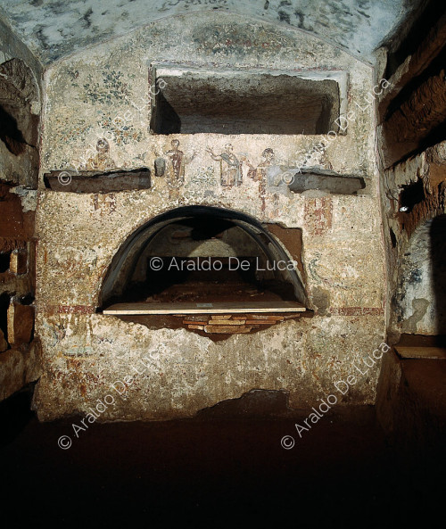 Catacomba con affreschi