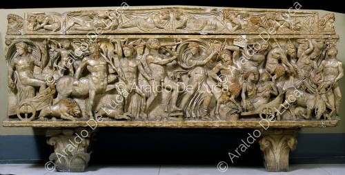 Sarcophagus with bacchic scene