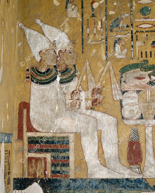 Qebehsenuef und Duamutef als vergöttlichte Herrscher von Oberägypten
