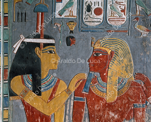 Horemheb e Hathor dell'Occidente