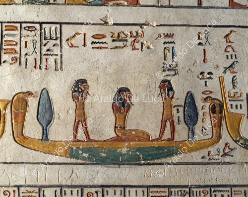 Amduat: barca del dio Neper