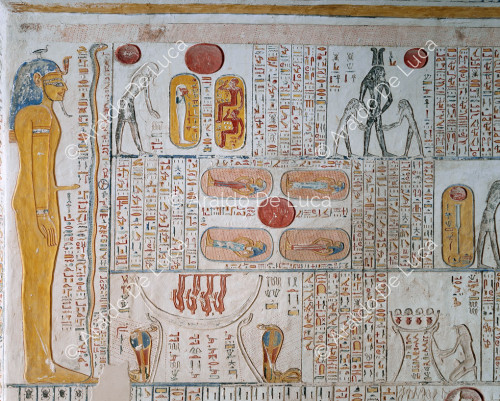 Livre des cavernes : Osiris et scènes d'anéantissement