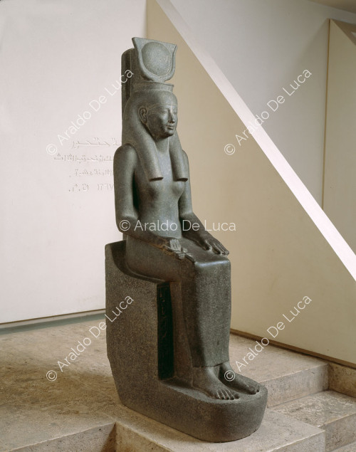 Granite statue of Hathor