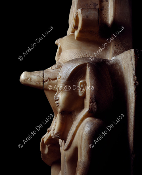 Sobek e Amenhotep III (particolare)