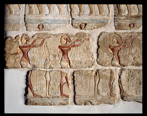Talatat di Echnaton/Amenhotep IV (particolare)