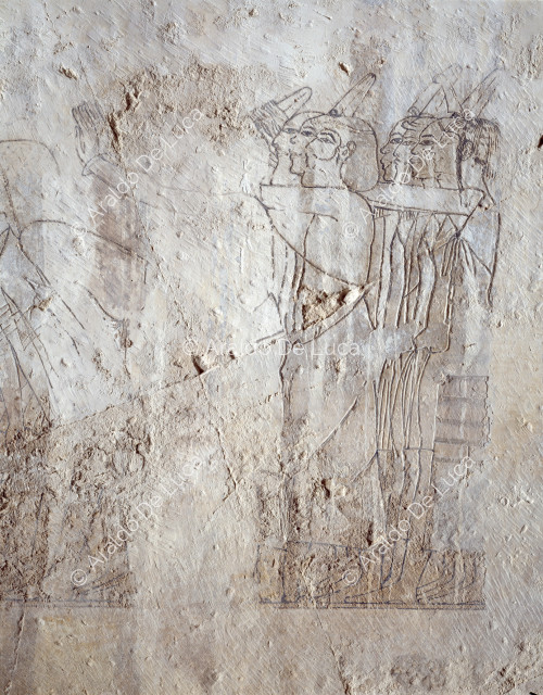 Ausländische Delegierte huldigen Amenhotep IV.