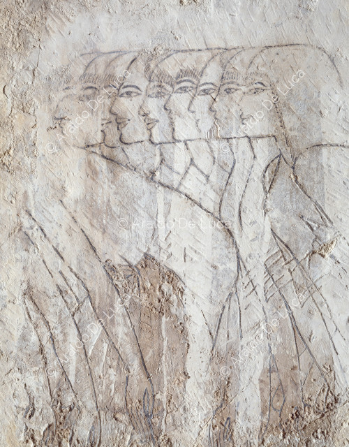 Ägypter huldigen Amenhotep IV
