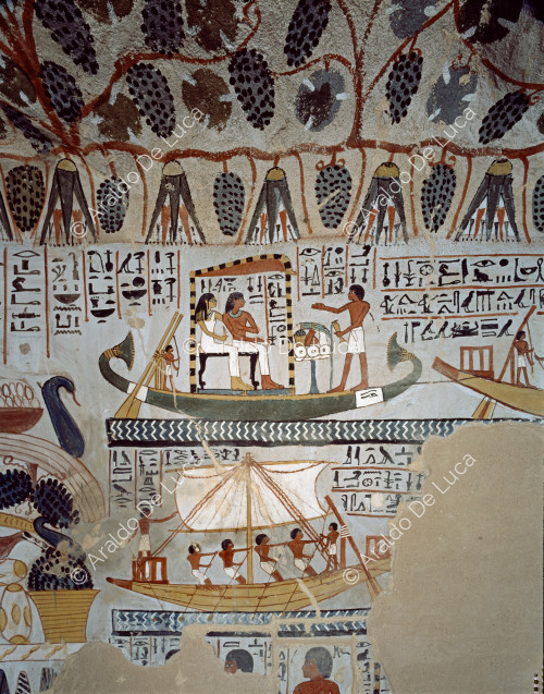 Pèlerinage à Abydos (détail)