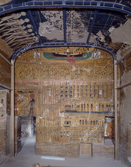 The goddess Isis and scenes from the Amduat