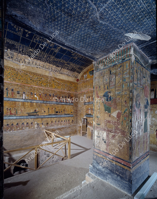 Blick auf die Grabkammer von Seti I.