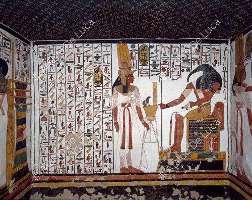 Néfertari et le dieu Thot