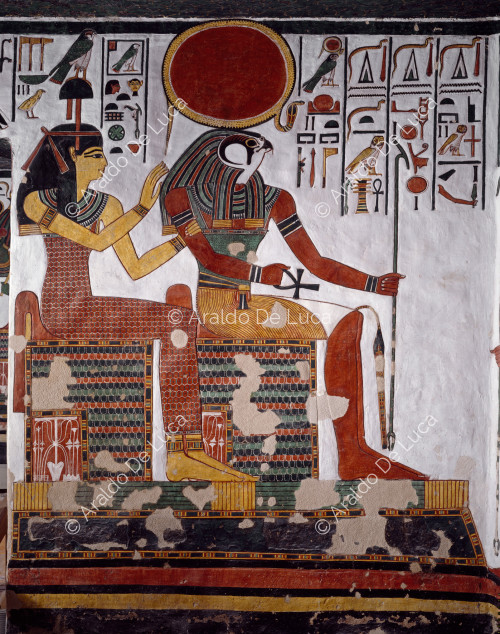 Hathor de Occidente y Ra-Horakhty
