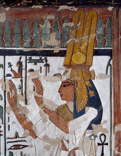 Chapter 146 of the Book of the Dead: Nefertari before the portals