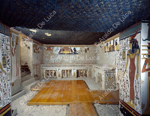 General view of the antechamber of Nefertari's tomb