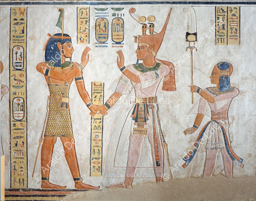 Shu, Ramesse III. und Khaemuaset.