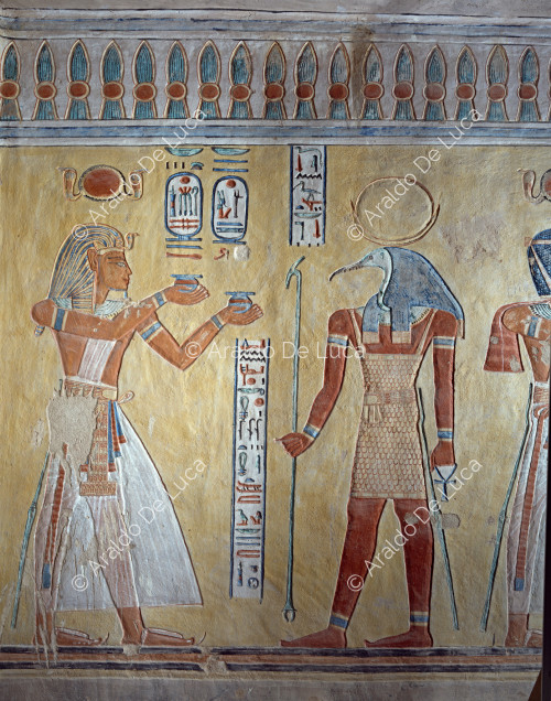 Ramses III. und Thoth