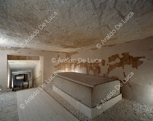 Deckel des äußeren Sarkophags von Merenptah