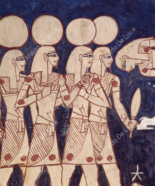 Astronomical ceiling: protective deities of the days in the northern sky