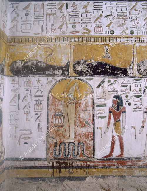 Livre des portes, quatrième heure : Osiris et momies