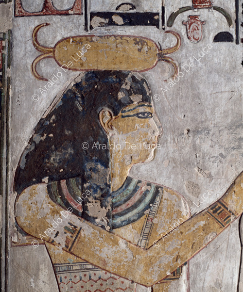 Detail of the goddess Neith