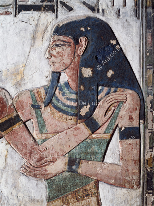 Detail of the god Atum