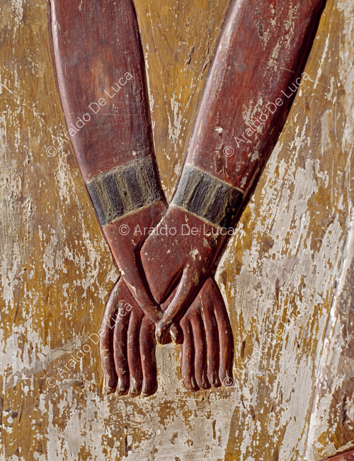 Ptah-Sokar and Seti I: detail