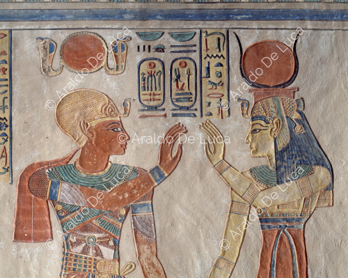  Ramses III. und Isis