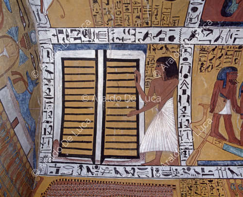 Sennedjem opens the door to the West.