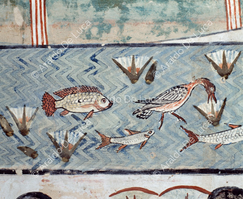 Ente und Fisch (Detail)