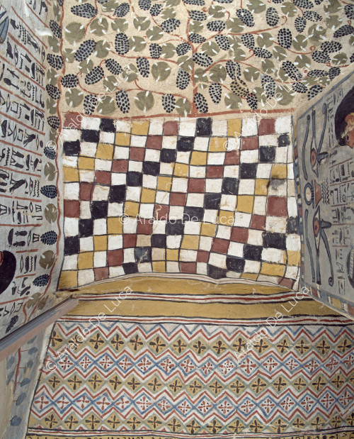 Decke der Trauerkammer (Detail)