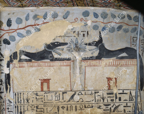 Anubis (Detail am Eingang)