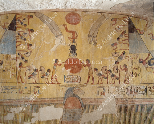 Libro de las cavernas: el nacimiento del sol y el ba de Ra