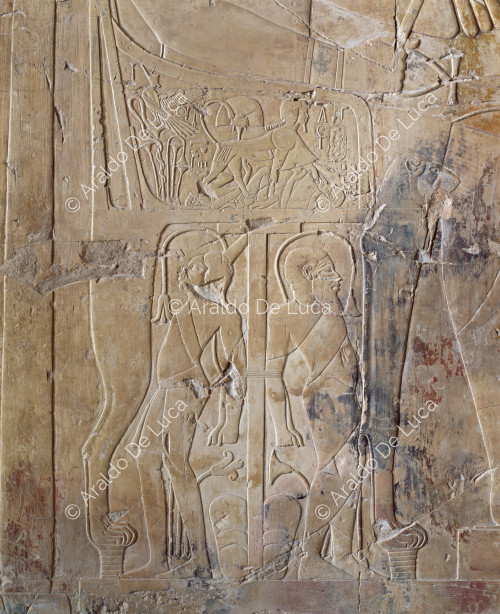 Trono di Amenhotep III (particolare)