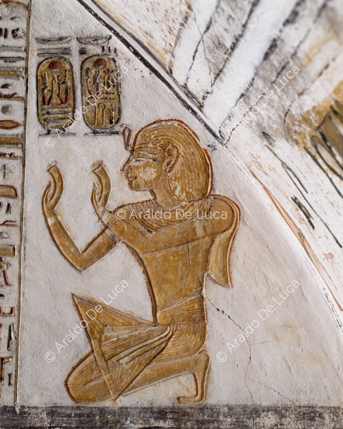 Libro de la Tierra: Ramsés VI rezando