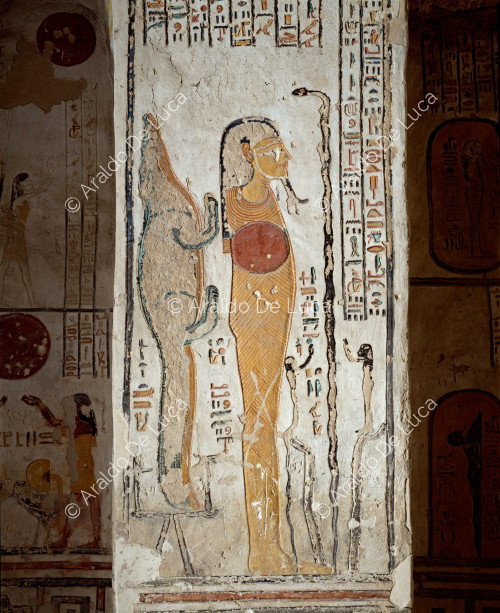 Book of the Earth: mummy with crocodile
