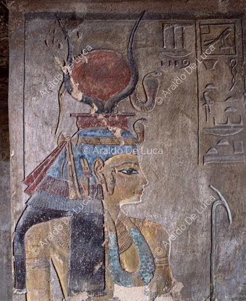 The goddess Hathor of the West