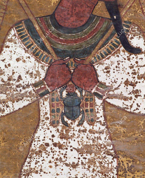Detail of Tutankhamun as Osiris