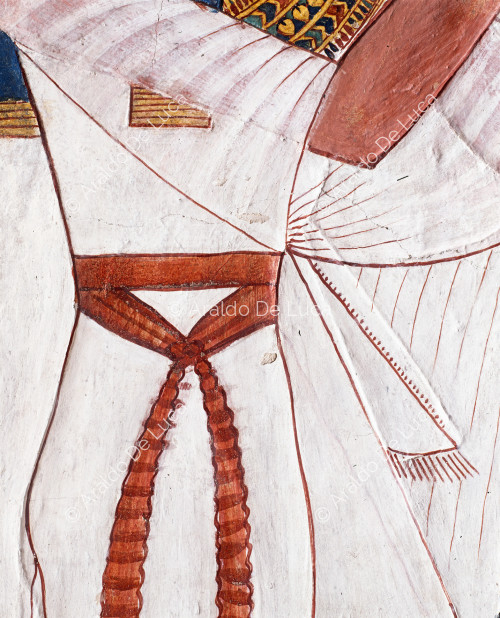 Detalle de la ofrenda de la reina Nefertari