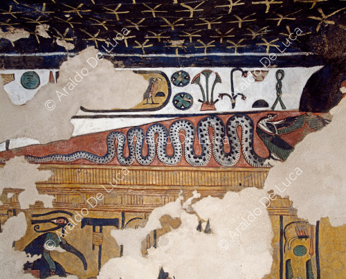 Representation of the canopic jar case
