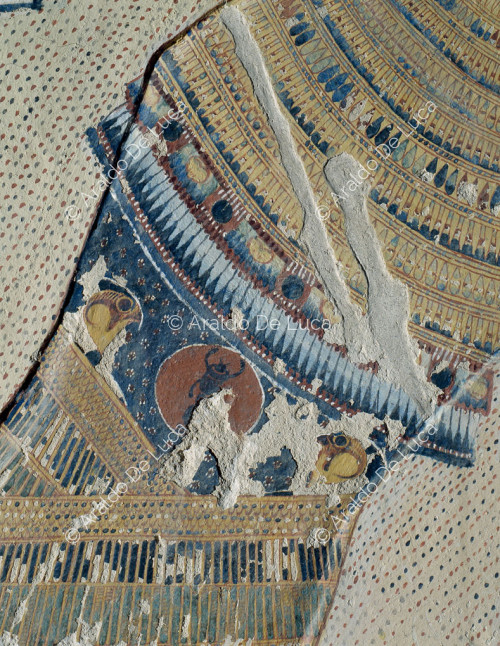 Detail des ithyphallischen Osiris
