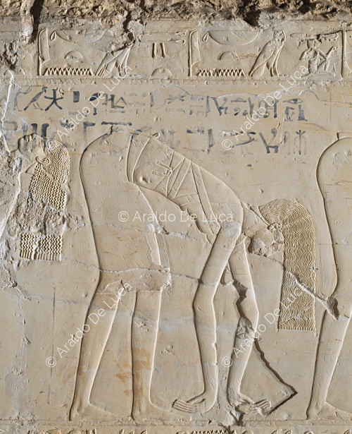 Danseuse lors de la cérémonie du premier festival Sed d'Amenhotep III.